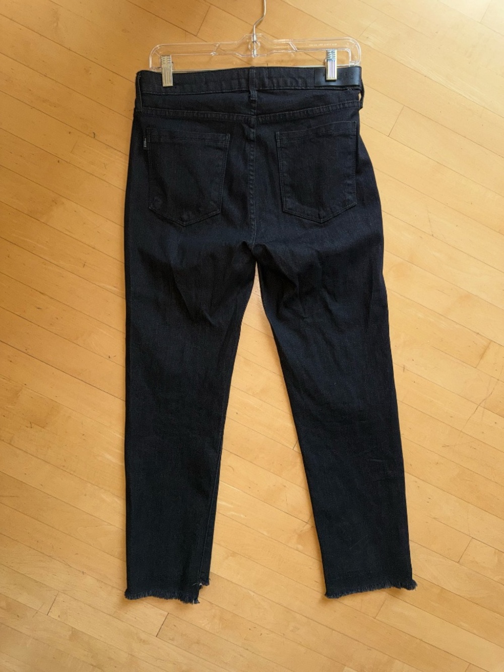 PARKER SMITH Shark Bite Straight Leg Cropped Jeans,29, CB2782 - Picture 3 of 4